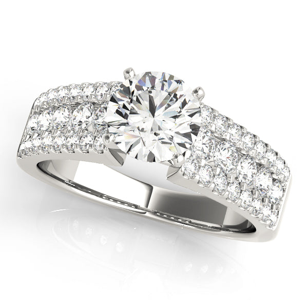 Remount Diamond Engagement Ring · 0.77 ct tw