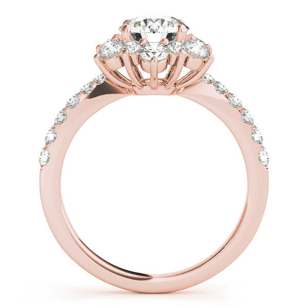 Round Halo Diamond Engagement Ring · 1.81 ct tw