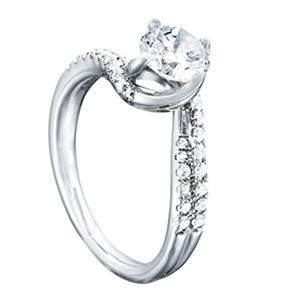 Round New Bridal Diamond Engagement Ring · 0.97 ct tw