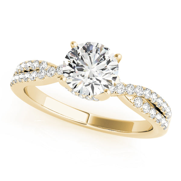 Round Engagment Multi-Row Diamond Engagement Ring · 1.25 ct tw