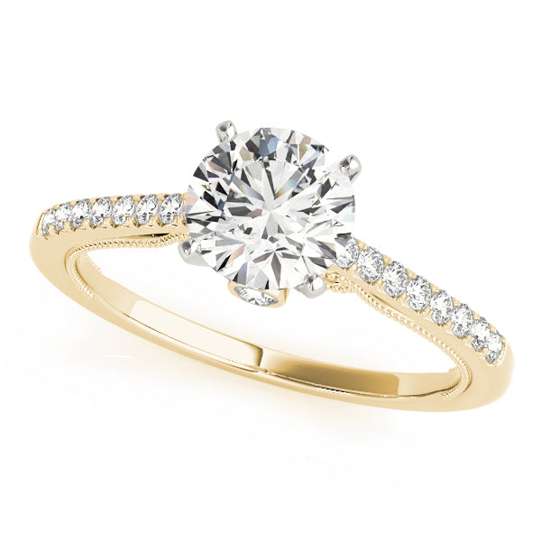 Single Row Prong Set Diamond Engagement Ring · 0.36 ct tw