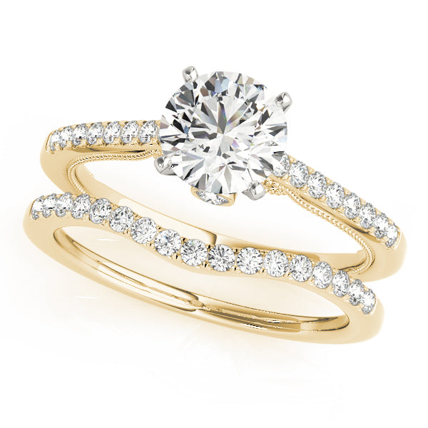 Single Row Prong Set Diamond Engagement Ring · 0.36 ct tw