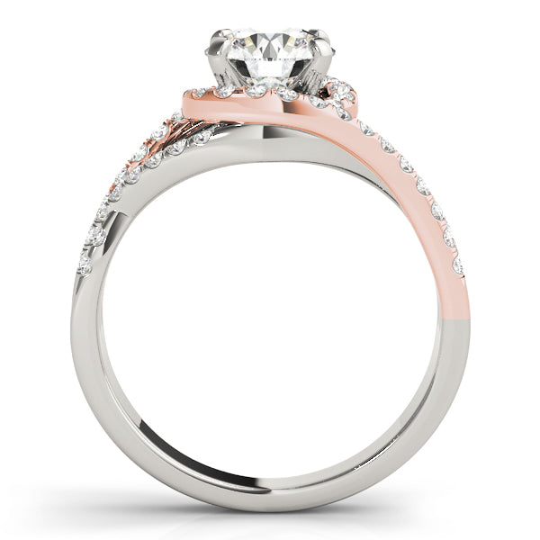 Round Halo Diamond Engagement Ring · 0.40 ct tw