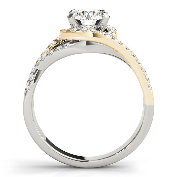 Round Halo Diamond Engagement Ring · 0.40 ct tw