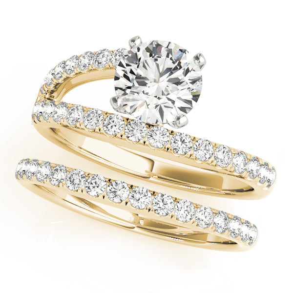Multi-Row Diamond Engagement Ring · 0.36 ct tw