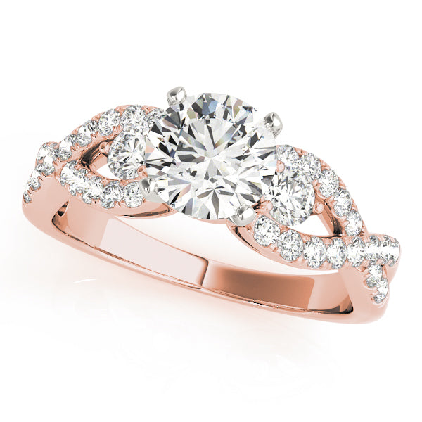 Multi-Row Diamond Engagement Ring · 0.42 ct tw