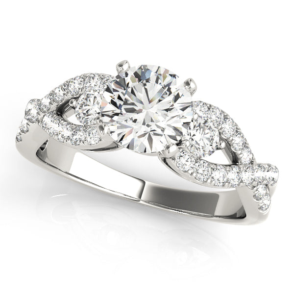 Multi-Row Diamond Engagement Ring · 0.42 ct tw