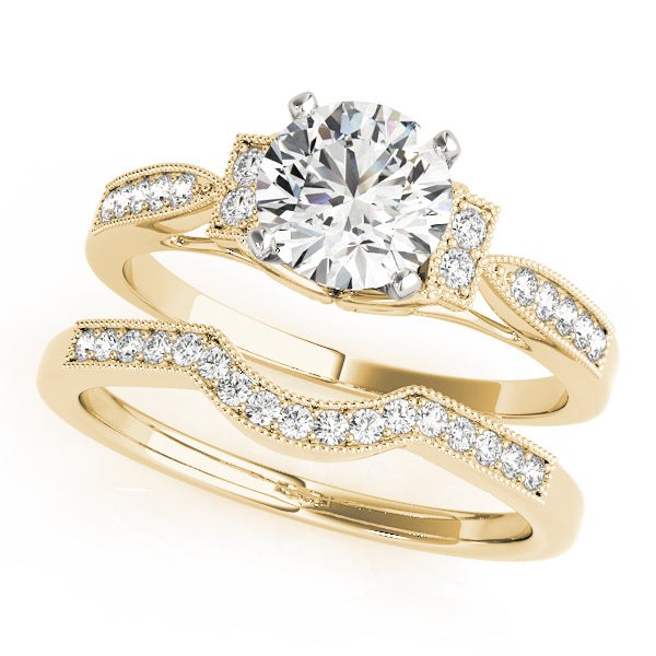 Single Row Prong Set Diamond Engagement Ring · 0.10 ct tw