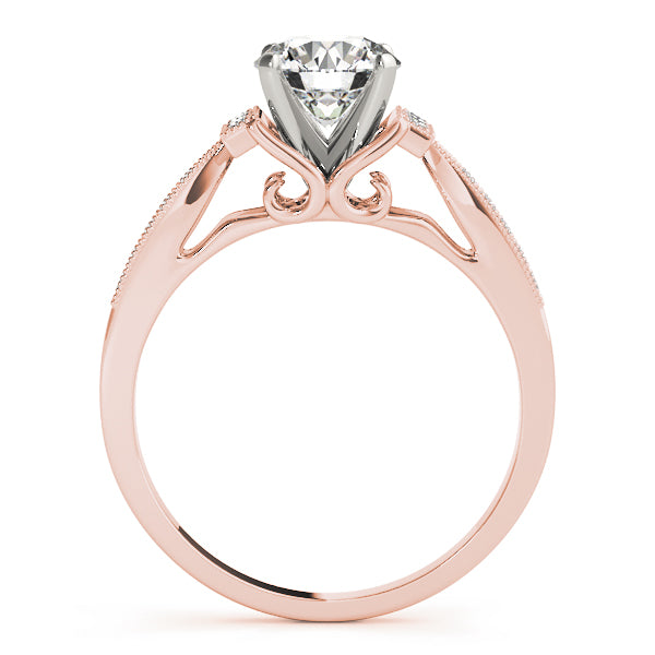 Single Row Prong Set Diamond Engagement Ring · 0.10 ct tw