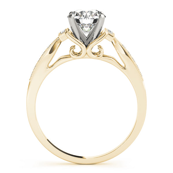 Single Row Prong Set Diamond Engagement Ring · 0.10 ct tw