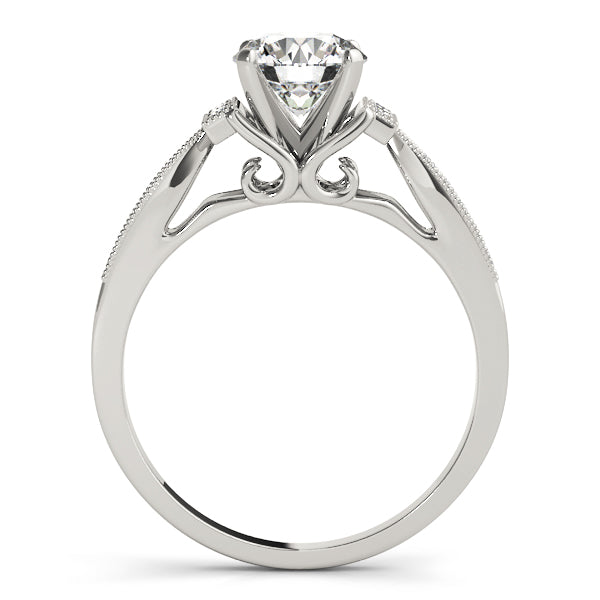 Single Row Prong Set Diamond Engagement Ring · 0.10 ct tw