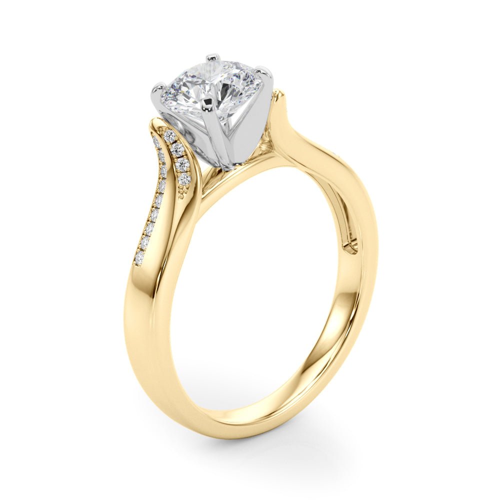 Multi-Row Diamond Engagement Ring · 0.13 ct tw