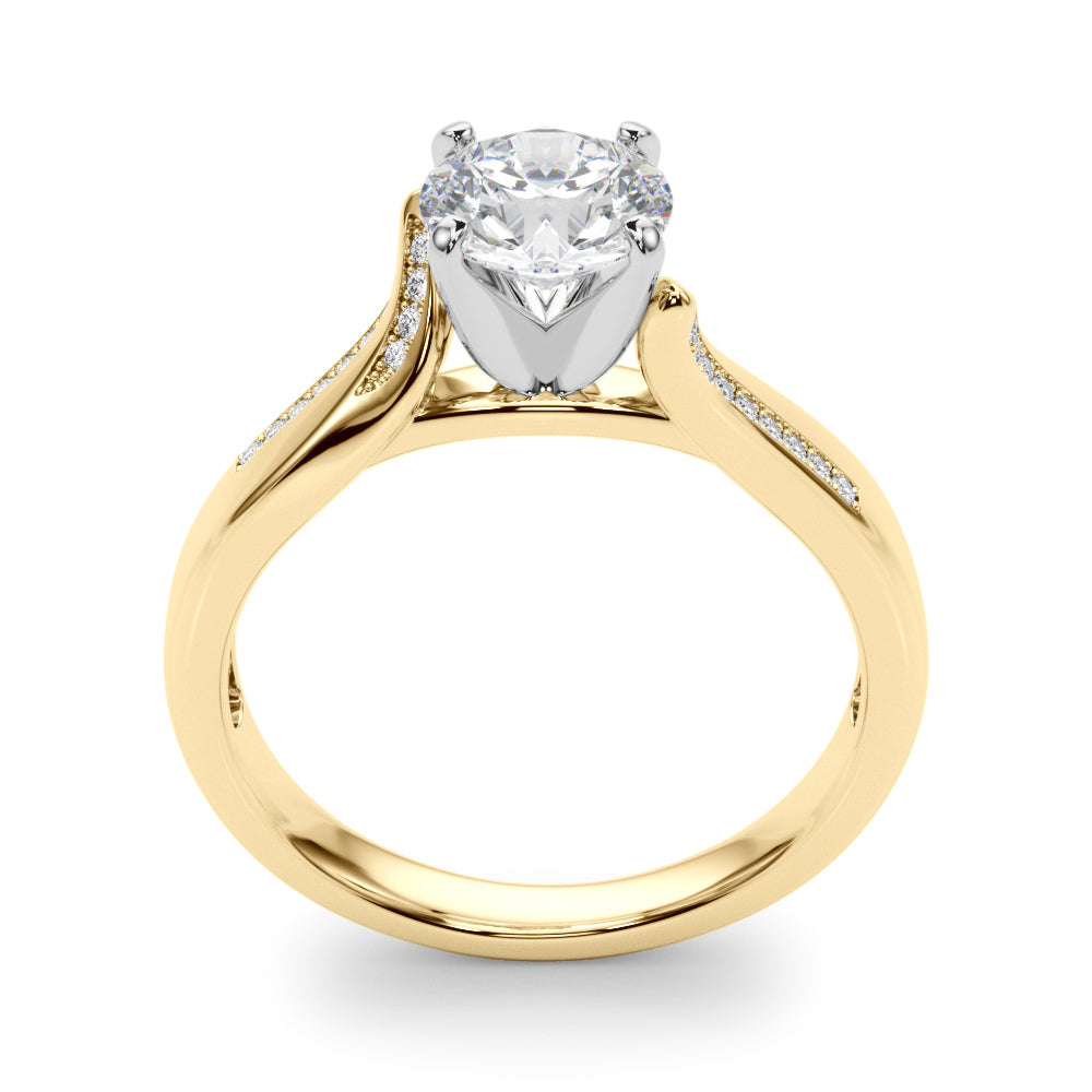 Multi-Row Diamond Engagement Ring · 0.13 ct tw