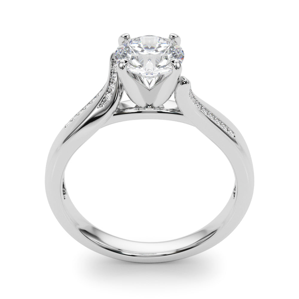 Multi-Row Diamond Engagement Ring · 0.13 ct tw