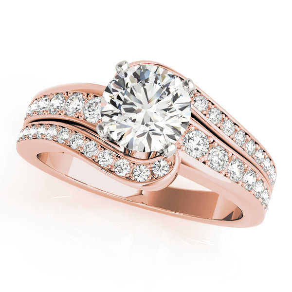 Bypass Diamond Engagement Ring · 0.39 ct tw