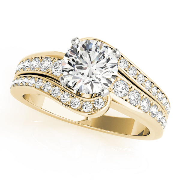 Bypass Diamond Engagement Ring · 0.39 ct tw