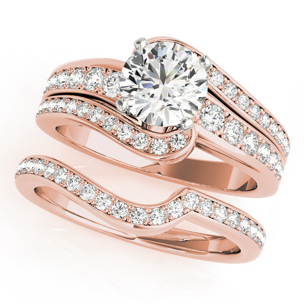 Bypass Diamond Engagement Ring · 0.39 ct tw