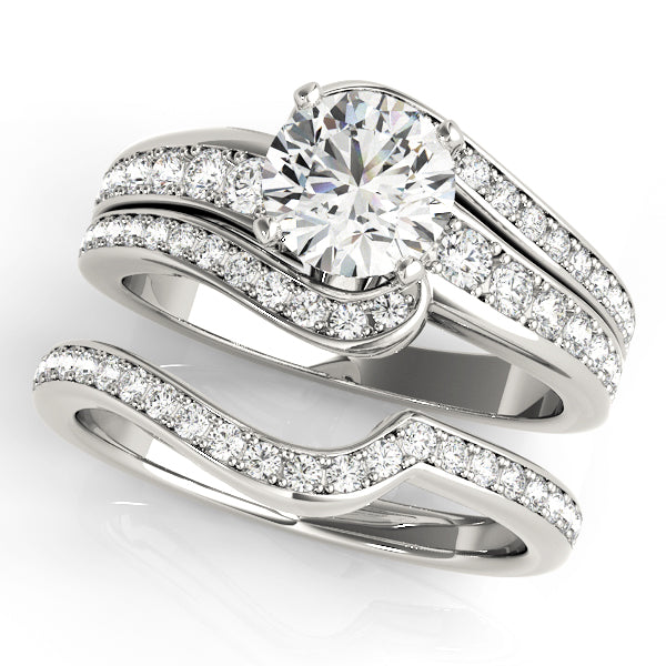 Bypass Diamond Engagement Ring · 0.39 ct tw