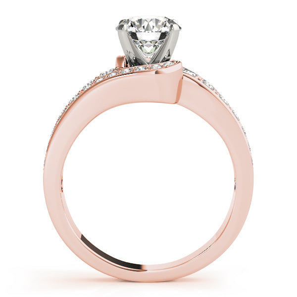 Bypass Diamond Engagement Ring · 0.39 ct tw