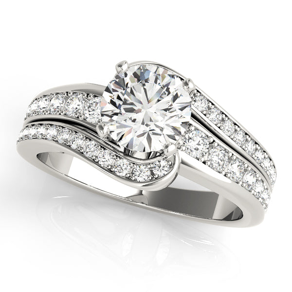 Bypass Diamond Engagement Ring · 0.39 ct tw