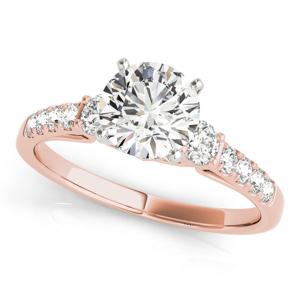 Single Row Prong Set Diamond Engagement Ring · 0.43 ct tw
