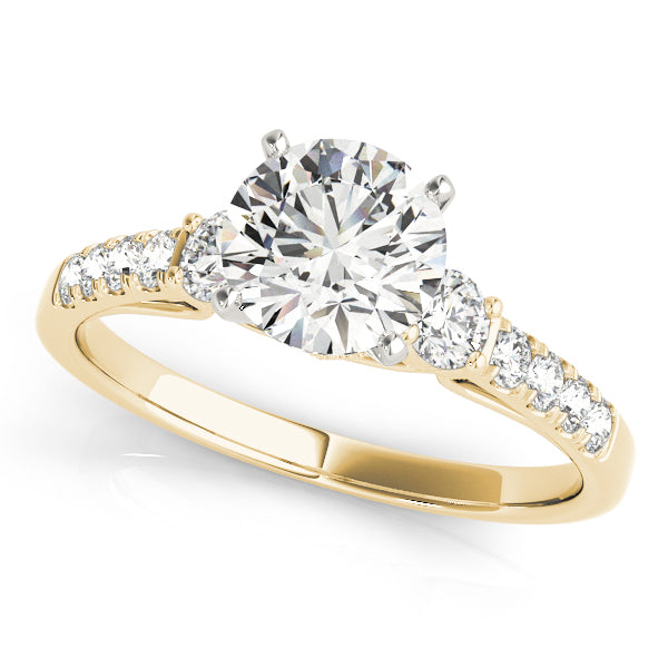 Single Row Prong Set Diamond Engagement Ring · 0.43 ct tw