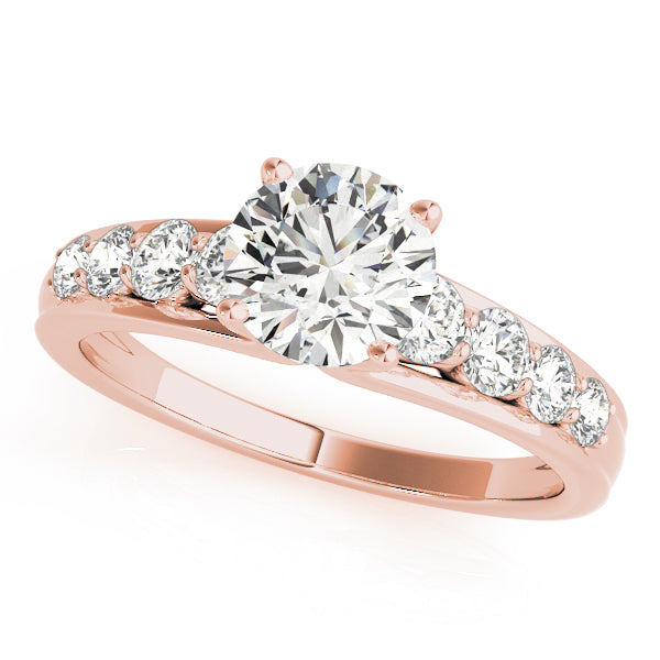 Round Single Row Prong Set Diamond Engagement Ring · 1.54 ct tw