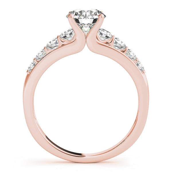 Round Single Row Prong Set Diamond Engagement Ring · 1.54 ct tw