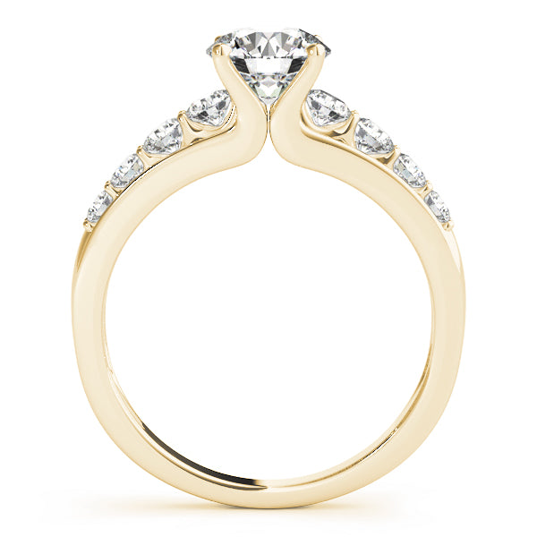 Round Single Row Prong Set Diamond Engagement Ring · 1.54 ct tw