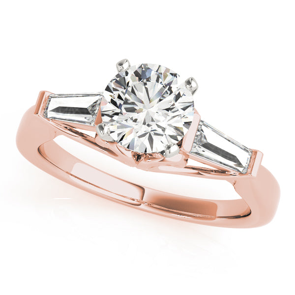 Baguette Fancy Shape Diamond Engagement Ring · 0.50 ct tw