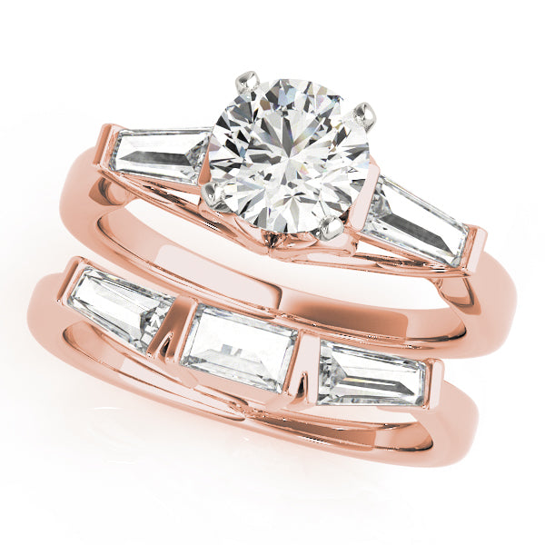 Baguette Fancy Shape Diamond Engagement Ring · 0.50 ct tw