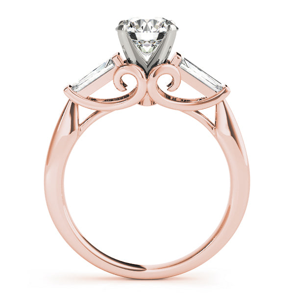 Baguette Fancy Shape Diamond Engagement Ring · 0.50 ct tw