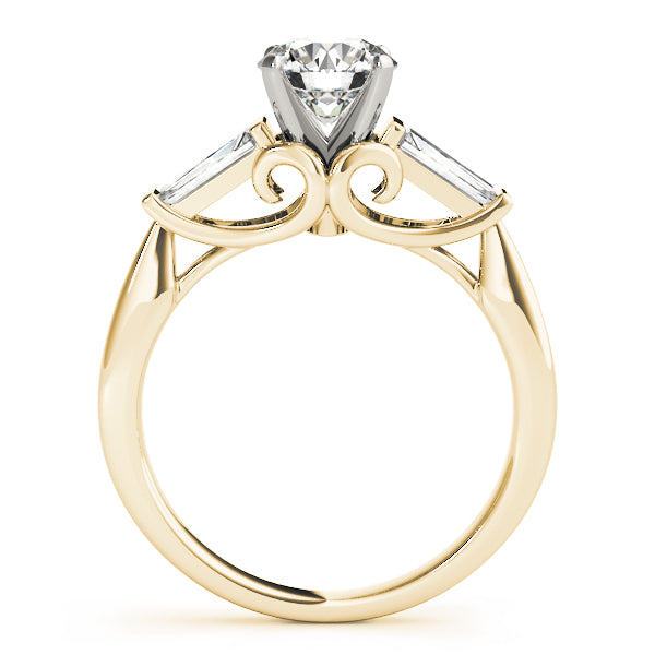 Baguette Fancy Shape Diamond Engagement Ring · 0.50 ct tw