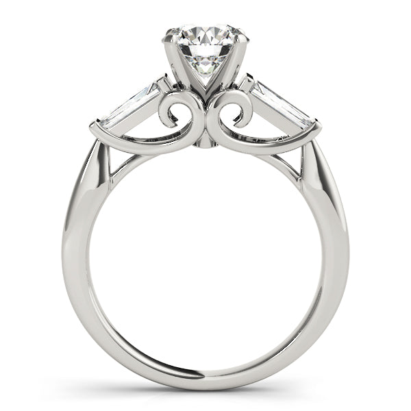 Baguette Fancy Shape Diamond Engagement Ring · 0.50 ct tw