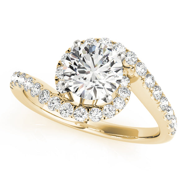 Bypass Diamond Engagement Ring · 0.35 ct tw