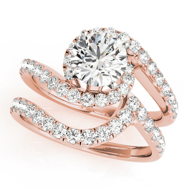 Bypass Diamond Engagement Ring · 0.35 ct tw