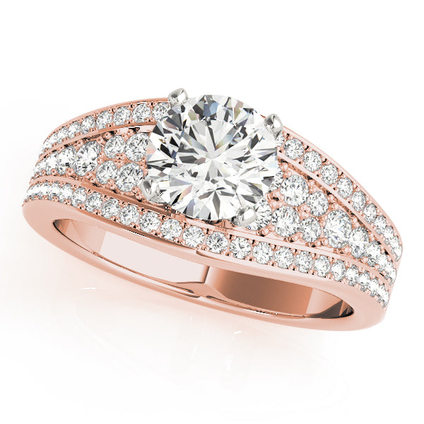 Multi-Row Diamond Engagement Ring · 0.41 ct tw