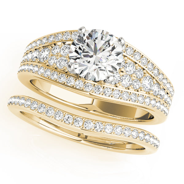 Multi-Row Diamond Engagement Ring · 0.41 ct tw