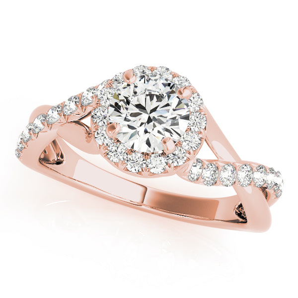 Round With Fixed Head Diamond Engagement Ring · 0.80 ct tw