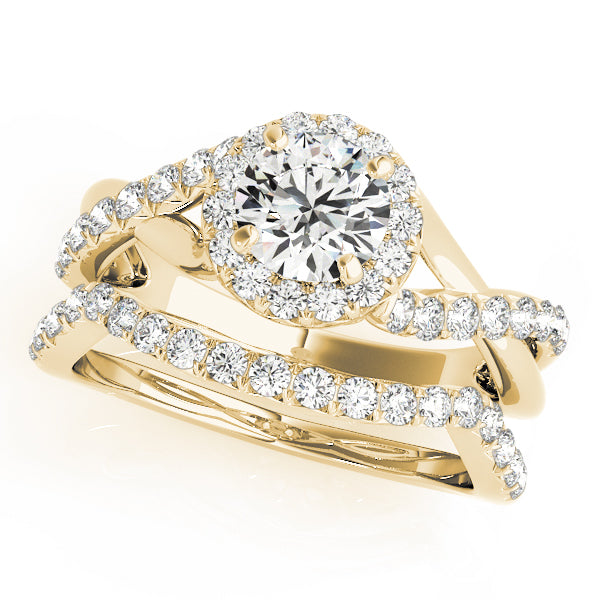 Round With Fixed Head Diamond Engagement Ring · 0.80 ct tw