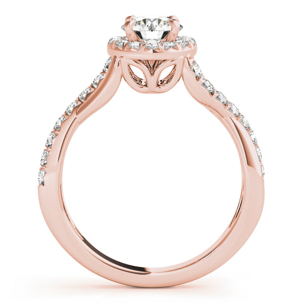 Round With Fixed Head Diamond Engagement Ring · 0.80 ct tw