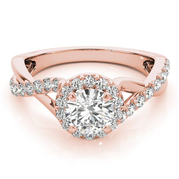 Round With Fixed Head Diamond Engagement Ring · 0.80 ct tw