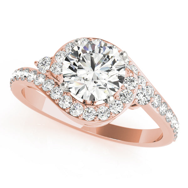 Bypass Diamond Engagement Ring · 0.39 ct tw