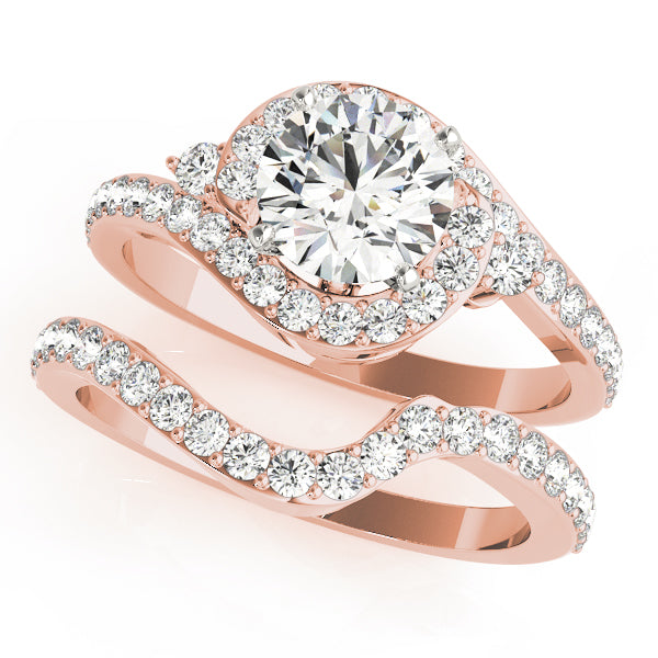 Bypass Diamond Engagement Ring · 0.39 ct tw