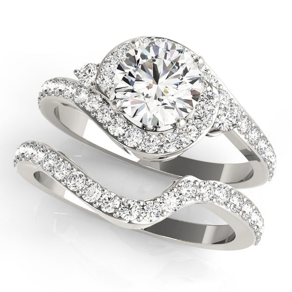 Bypass Diamond Engagement Ring · 0.39 ct tw