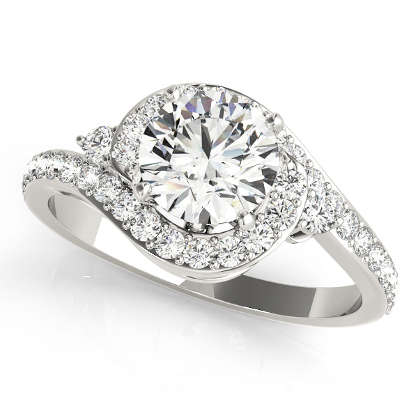 Bypass Diamond Engagement Ring · 0.39 ct tw