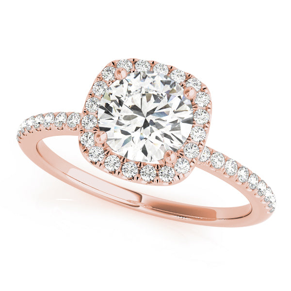 Round Halo Diamond Engagement Ring · 1.78 ct tw