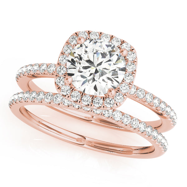 Round Halo Diamond Engagement Ring · 2.26 ct tw