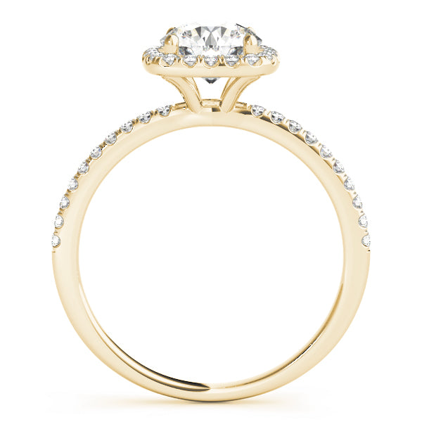 Round Halo Diamond Engagement Ring · 2.26 ct tw