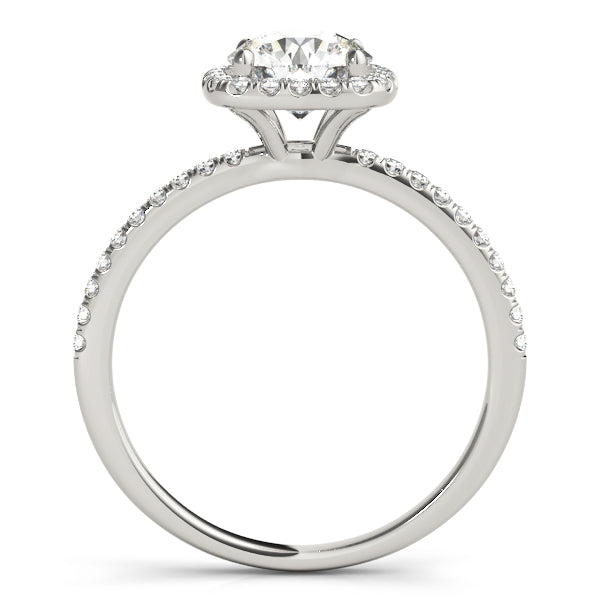 Round Halo Diamond Engagement Ring · 2.03 ct tw